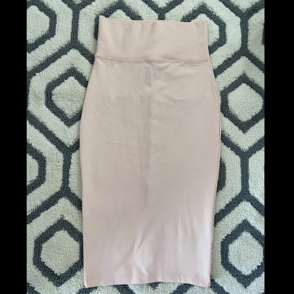Brand new pink midi skirt